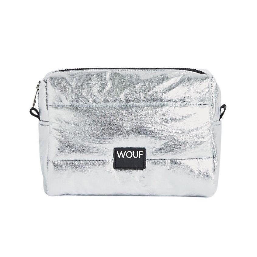 Glossy toilettaske - Sølvfarvet